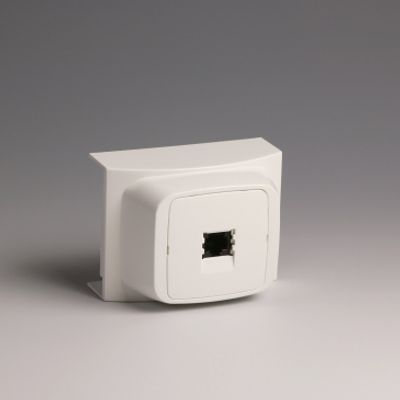 Attema K40 ET40 1-voudig telefoonaansluitpunt creme