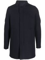Herno manteau cintré à simple boutonnage - Bleu