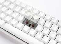 Ducky One 3 Classic Mini toetsenbord Gamen USB Amerikaans Engels Wit - thumbnail
