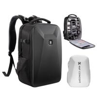 K&F Concept hardshell camera rugzak 22L zwart met statiefhouder