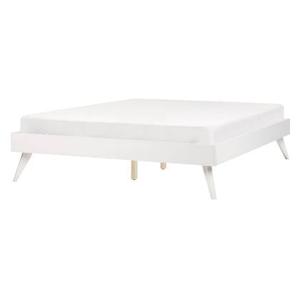 Beliani - BERRIC - Tweepersoonsbed - Wit - 140 x 200 cm - MDF