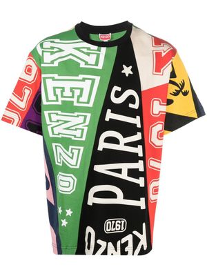 Kenzo t-shirt en coton à logo imprimé - Vert