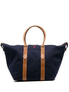 Polo Ralph Lauren valise à motif Polo Pony - Bleu