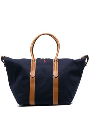 Polo Ralph Lauren valise à motif Polo Pony - Bleu