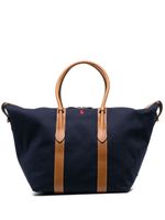 Polo Ralph Lauren valise à motif Polo Pony - Bleu