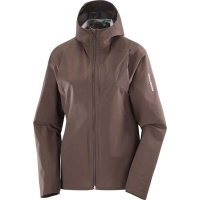 Salomon Bonatti trail jacket dames - BRUIN - Dames