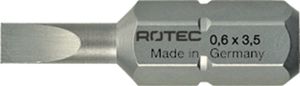 Rotec PRO Insertbit 0,8x4,0mm L=25mm C 6,3 BASIC - 10 stuks - 8120040