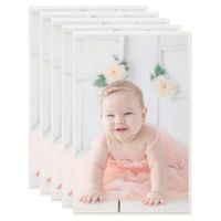 VidaXL Fotolijsten 5 st voor tafel 13x18cm mdf zilverkleurig
