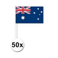 Zwaaivlaggetjes Australie 50 stuks   - - thumbnail