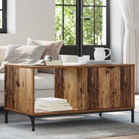 Salontafel Oud hout 90 x 49 x 46 cm Bewerkt hout
