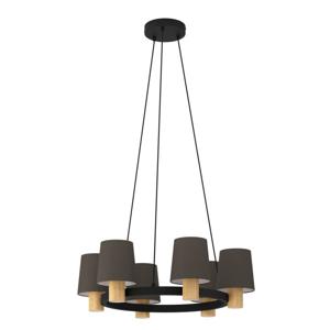 EGLO Edale hangende plafondverlichting Harde montage E27 40 W Zwart, Bruin, Cappuccino