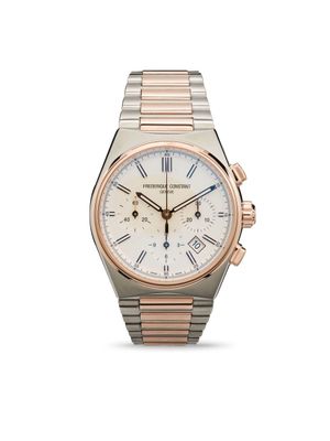 Frederique Constant montre Highlife Chronograph Automatic 41 mm - Argent
