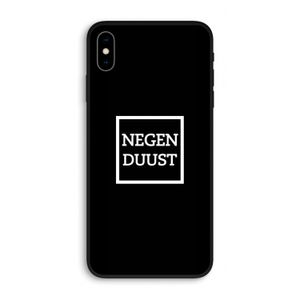 Negenduust black: iPhone XS Max Biologisch afbreekbaar hoesje