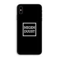 Negenduust black: iPhone XS Max Biologisch afbreekbaar hoesje