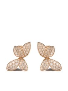 Pasquale Bruni puces d'oreilles Giardini Segreti en or rose 18ct ornées de diamants