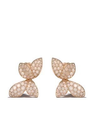 Pasquale Bruni puces d'oreilles Giardini Segreti en or rose 18ct ornées de diamants