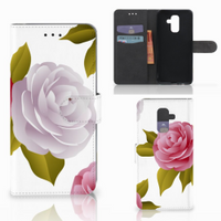 Samsung Galaxy A6 Plus 2018 Hoesje Roses - thumbnail