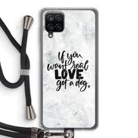 Partner in crime: Samsung Galaxy A12 Transparant Hoesje met koord