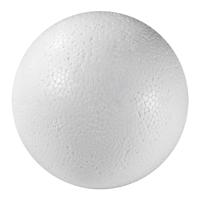 Piepschuim bol/bal - wit - D8 cm - styropor - hobby figuren - DIY - knutselen