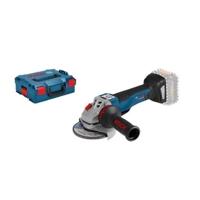 BOSCH PROFESSIONAL GWS 18V-10 haakse slijper + 2 5.0Ah accu's + een GAL 1880 lader + L-BOXX