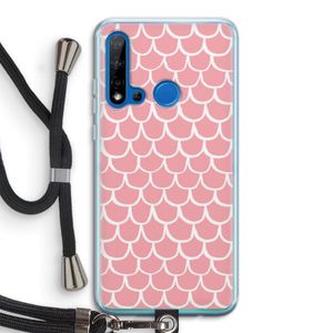 Dakpannetjes: Huawei P20 Lite (2019) Transparant Hoesje met koord