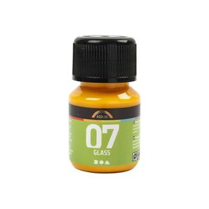 Creativ Company permanente glasverf geel, 30ml