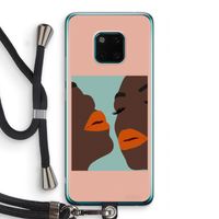 Orange lips: Huawei Mate 20 Pro Transparant Hoesje met koord