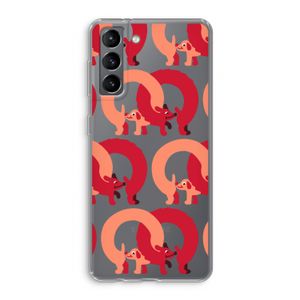 Dogs: Samsung Galaxy S21 Transparant Hoesje