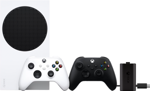 Xbox Series S + Wireless Controller Carbon Zwart + Play & Charge Kit