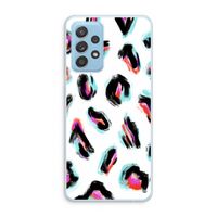 Cheetah color: Samsung Galaxy A73 Transparant Hoesje