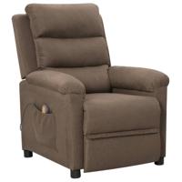 Massagestoel stof taupe