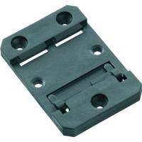 Weidmüller MTA 45 BK Montageadapter Zwart (l x b x h) 68 x 48 x 8 mm 30 stuk(s)