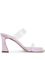 Giuseppe Zanotti sandales Flaminia Plexi 85 mm à design transparent - Rose - thumbnail