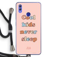 Cool Kids Never Sleep: Honor Note 10 Transparant Hoesje met koord