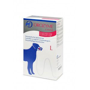 Orozyme enzymatische kauwstrips L voor de hond 2 x 141 g