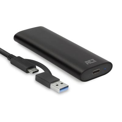ACT usb-c m.2 nvme / pcie ssd enclosure, tool-free