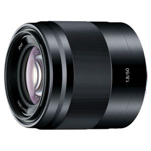 Sony E 50mm f/1.8 OSS objectief Zwart (SEL50F18B.AE)