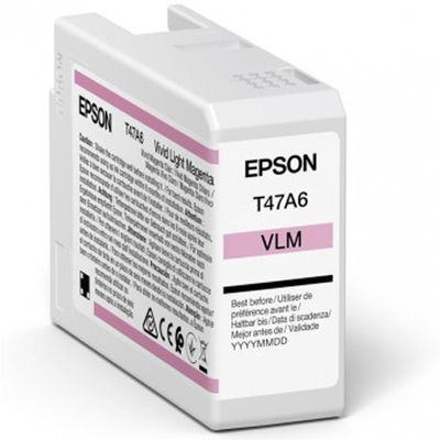 Epson Singlepack Vivid Light Magenta T47A6 UltraChrome Pro 10 ink 50ml