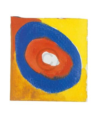 Kunstdruk Wassily Kandinsky - Colour studies with technical - 40x50cm