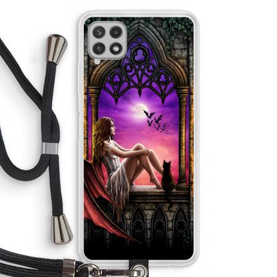 Kinderen van de nacht: Samsung Galaxy A22 4G Transparant Hoesje met koord