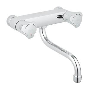 Grohe Costa L wand keukenkraan met onderuitloop Chroom