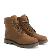 Travelin&apos; Women - lace-up boot casual - Cognac - Maat 37