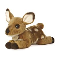 Aurora Pluche dieren knuffel - hert - 20 cm - Knuffeldieren - bosdier herten