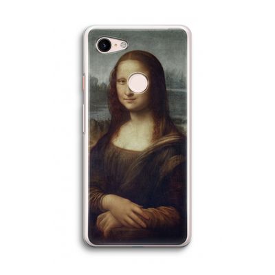 Mona Lisa: Google Pixel 3 Transparant Hoesje