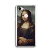 Mona Lisa: Google Pixel 3 Transparant Hoesje Mona Lisa: Google Pixel 3 Transparant Hoesje