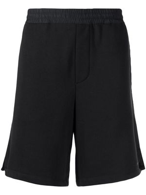 Emporio Armani bermuda à taille élastiquée - Bleu
