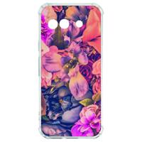 Google Pixel 9a Hoesje - Bosje Bloemen TPU Antishock Google Pixel 9a Hoesje - Bosje Bloemen TPU Antishock