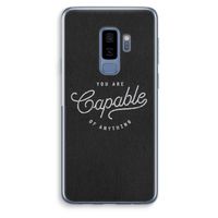 Capable: Samsung Galaxy S9 Plus Transparant Hoesje