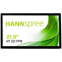 Hannspree HT 221 PPB Touchscreen monitor Energielabel: D (A - G) 54.6 cm (21.5 inch) 1920 x 1080 Pixel 16:9 4 ms VGA, HDMI, DisplayPort, USB-A 3.0,