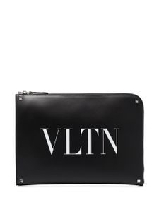 Valentino Garavani pochette VLTN à logo - Noir
